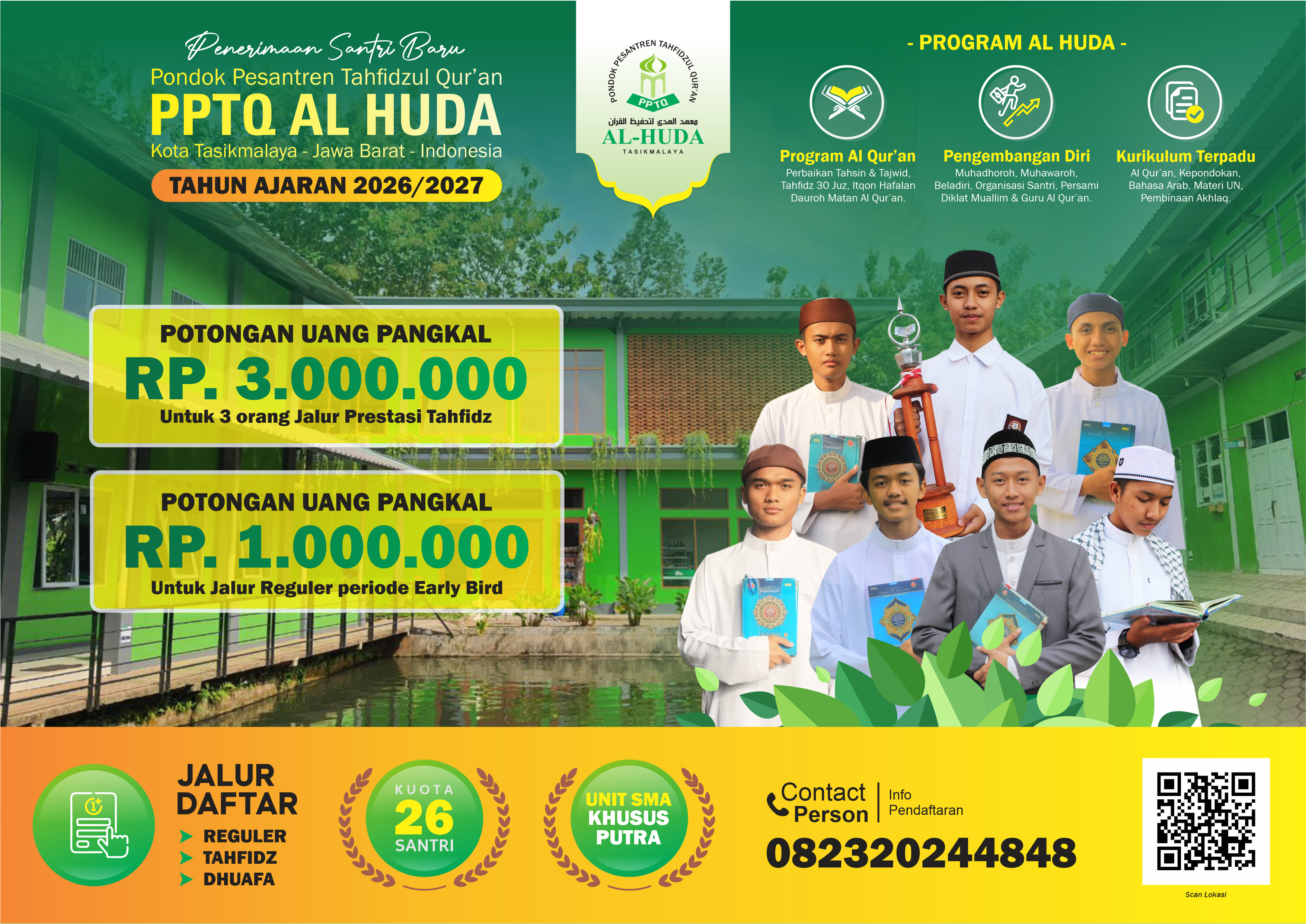 Ahlan wa Sahlan di Sistem Penerimaan Santri Baru PPTQ Al Huda